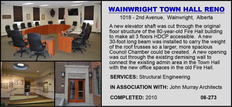 Wainright Town Hall Renovation