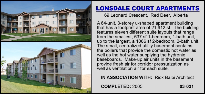 Lonsdale Court Apartments 69 Leonard Crescent - Red Deer Alberta 
