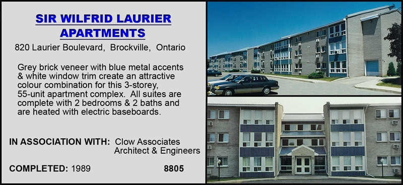Sir Wilfrid Laurier Apartments - Brockville Ontario