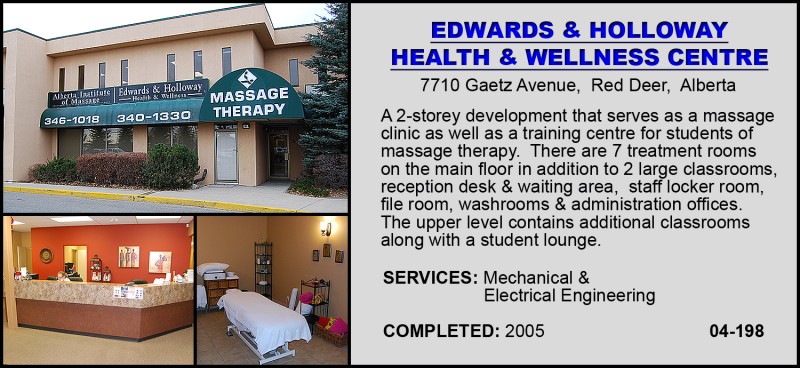 Medical Clinic - Edwards & Holoway - Red Deer, Alberta