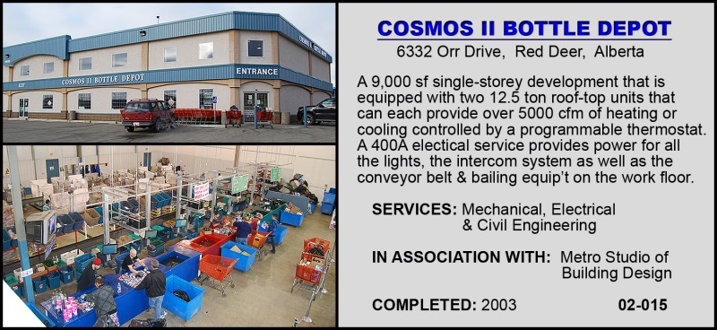Cosmos II Bottle Depot - Red Deer, AB